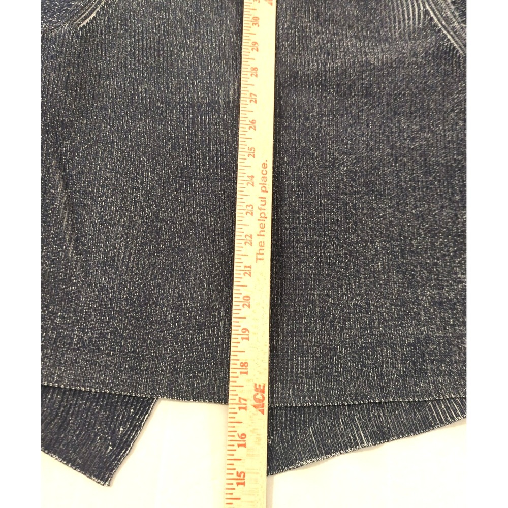New MM LaFleur Jolie 1.0 Jardigan Ribbed Knit Sweater Jacket MM Navy/Ivory - Picture 9 of 11